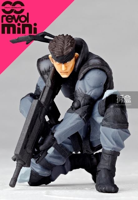 海洋堂发售revolmini版《合金装备》斯内克 网站:www