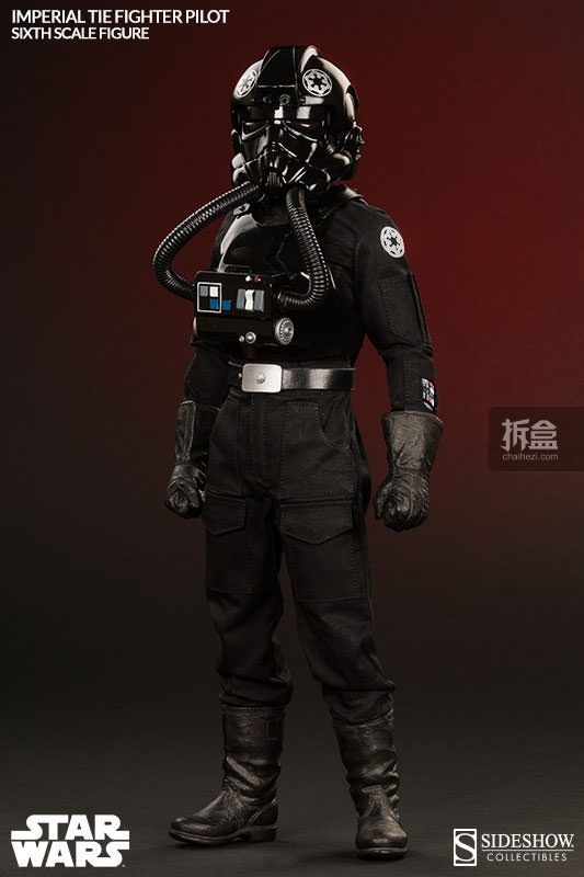 sideshow新品:《星球大战》1/6帝国钛战机驾驶员(tie fighter pilot )