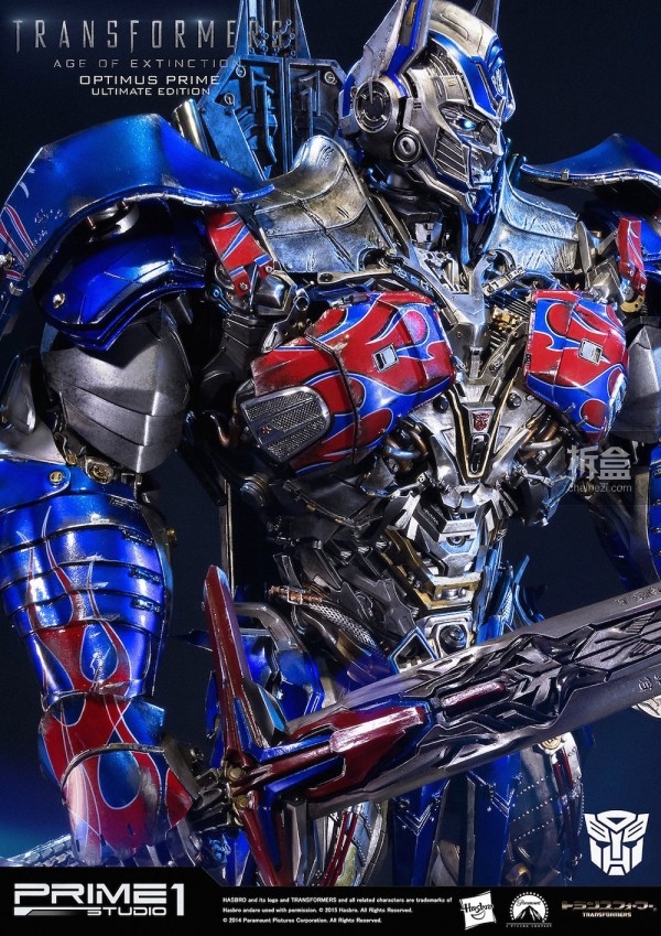 prime1studio变形金刚4擎天柱终极版全身像