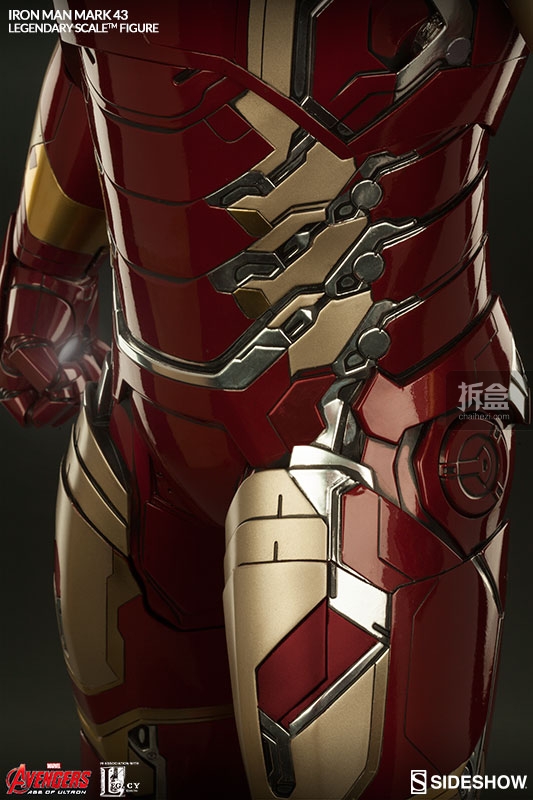 sideshow推出《复仇者联盟2》42寸钢铁侠mark43 legend