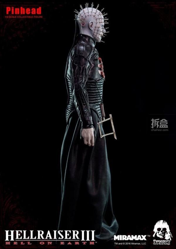 threezero猛鬼追魂3钉子头pinhead16人偶