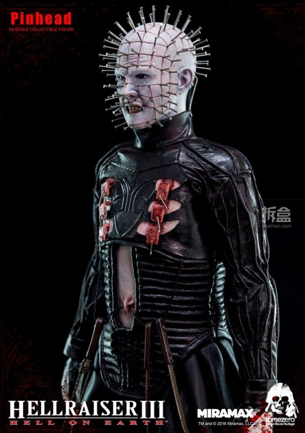 threezero猛鬼追魂3钉子头pinhead16人偶