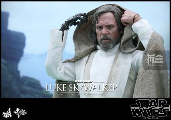 hottoys《星球大战7》1/6 卢克·天行者 luke skywalker 老年版 - 拆