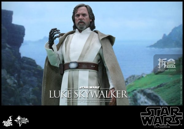 hottoys《星球大战7》1/6 卢克·天行者 luke skywalker 老年版 - 拆
