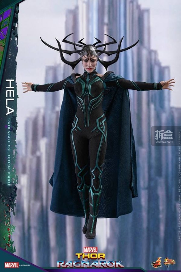 hottoys雷神3诸神黄昏死亡女神hela海拉16可动人偶