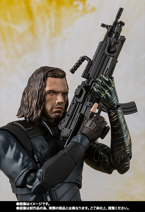 shfiguarts复仇者联盟3无限战争冬兵可动人偶