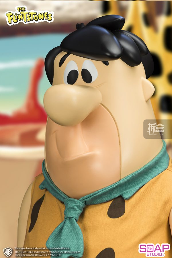 soapstudio摩登原始人弗雷德fredflintstone24寸搪胶人偶
