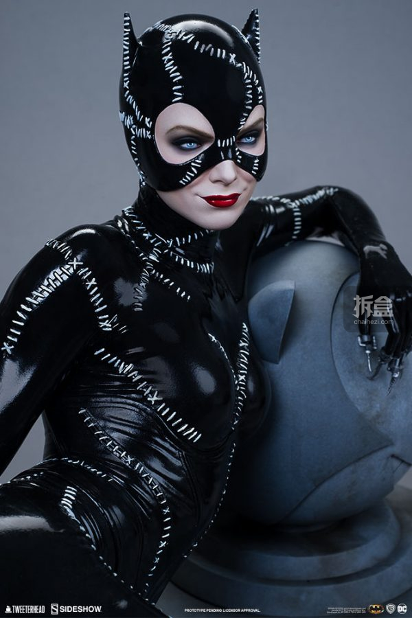 tweeterheadsideshow14dccatwoman猫女雕像
